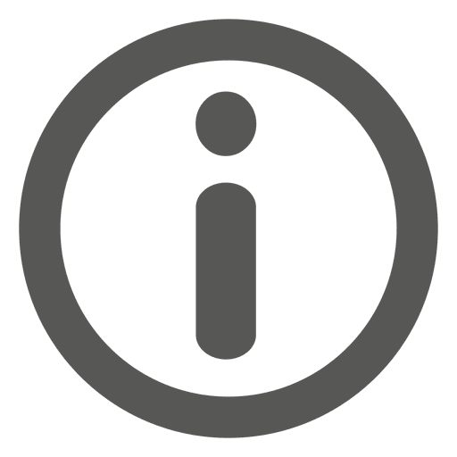 Information circle icon PNG Design