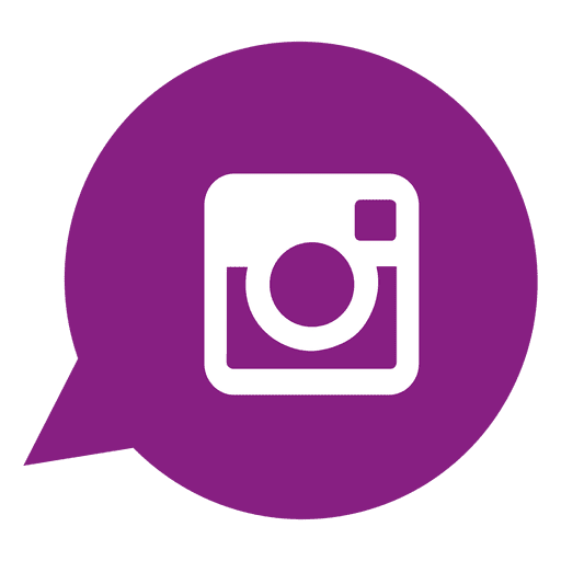 Purple instagram icon PNG, SVG