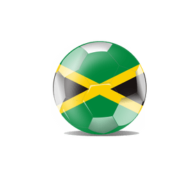 Bola bandeira jamaica Desenho PNG