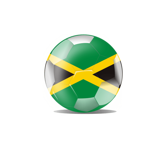 Jamaika-Flaggenball PNG-Design