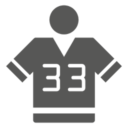 Flache Ikone des Trikots PNG-Design