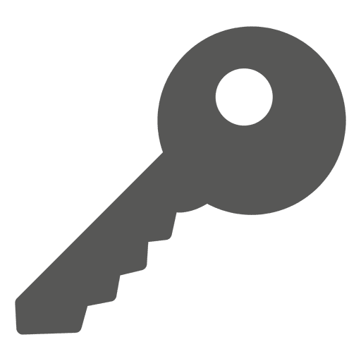 Key flat icon