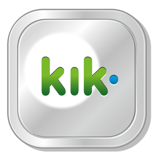 Kik square icon PNG Design