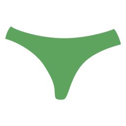 Ladies green panty PNG Design