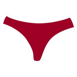 Ladies red panty PNG Design