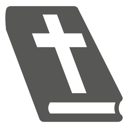 Icono de libro de la Biblia colocada Diseño PNG