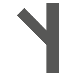 Señal de intersección y izquierda Diseño PNG