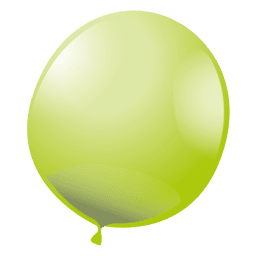 Balão de aniversário de limão Desenho PNG