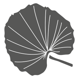 Linden line stroke leaf PNG Design