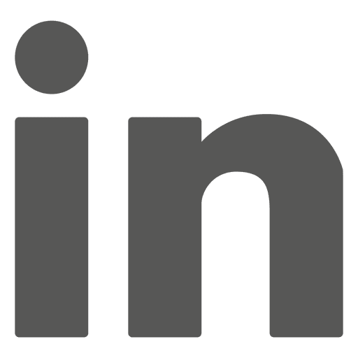 linkedin logo white