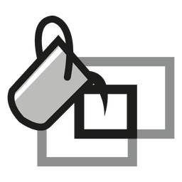 Live paint bucket tool PNG Design