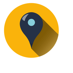 Location pointer circle icon PNG Design