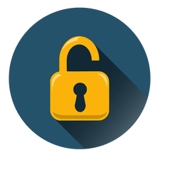 Kreissymbol sperren PNG-Design