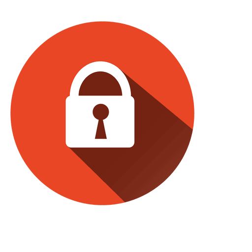 Lock circle icon 3 PNG Design