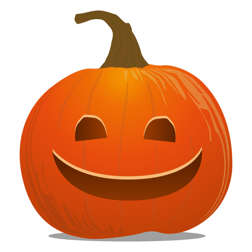 Lough pumpkin emoticon PNG Design