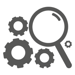 Lupenradradsymbol PNG-Design