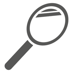 Magnifier flat icon PNG Design