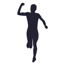 Male athlete silhouette 2 PNG Design Transparent PNG