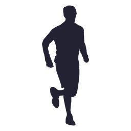 Male Marathon Running Silhouette Transparent Png Svg Vector File