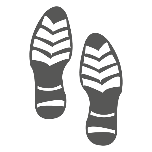 Male shoe footprint icon - Transparent PNG & SVG vector file