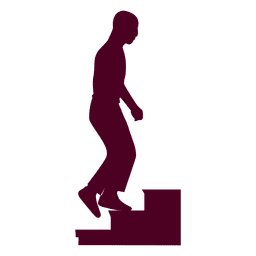Sequência 3 de escalada de escadas Desenho PNG