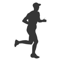 Mann Joggen Silhouette PNG-Design