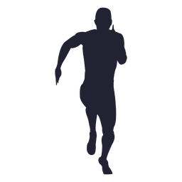 Homem correndo silhueta 6 Desenho PNG