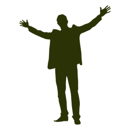 Homem estendendo as mãos Desenho PNG