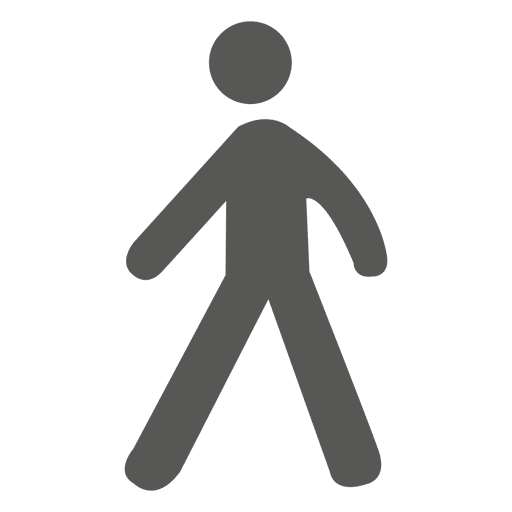 Signo de hombre caminando Diseño PNG