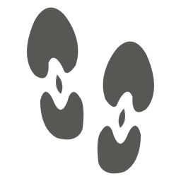 Laufschuh Fußabdruck Symbol PNG-Design