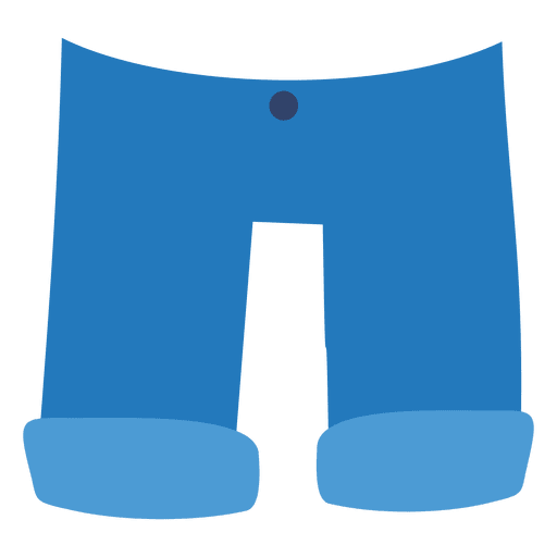 Diseño PNG Y SVG De Dibujos Animados De Medio Pantalón Para Hombre 2 Para  Camisetas