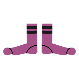 Desenho de meias roxas masculinas Desenho PNG