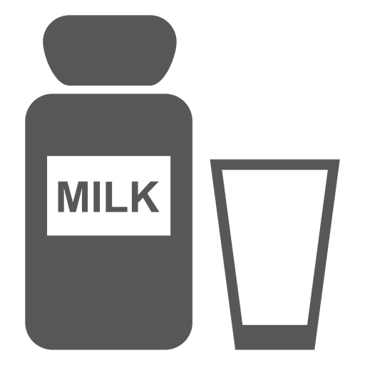 Icono de vidrio botella de leche Transparent PNG Icono de vidrio botella de leche Transparent PNG