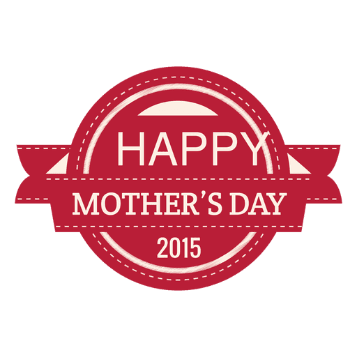 Download Mothers day 2015 label - Transparent PNG & SVG vector file