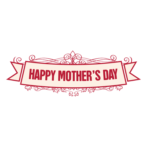 Download Mothers day ribbon badge 2 - Transparent PNG & SVG vector file