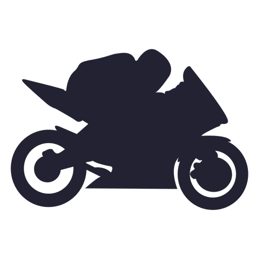 Motocross-Rennsport-Silhouette PNG-Design