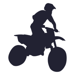 Silhueta de esporte de motocross Desenho PNG