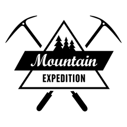 Distintivo de expedição de montanha 1 Desenho PNG