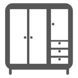 Multi armazenamento almirah icon Desenho PNG