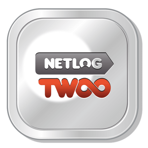 Quadratisches Netlog-Symbol PNG-Design