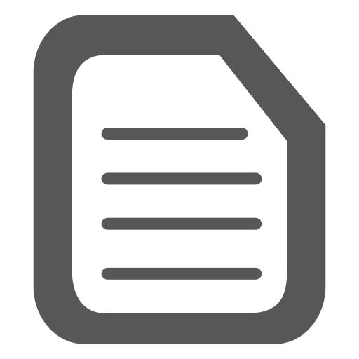 Notepaper icon PNG Design