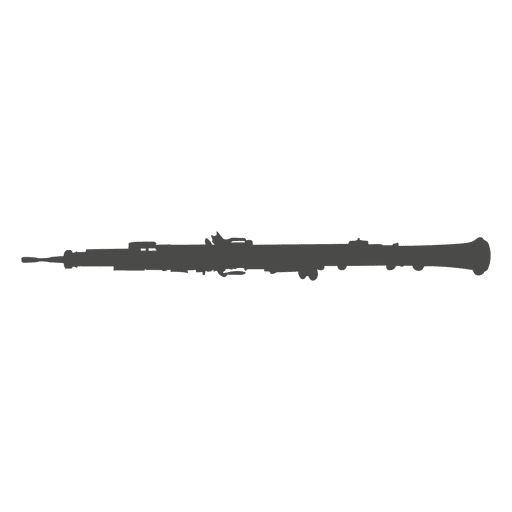 Oboe silhouette PNG Design