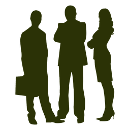 Office collegues meeting silhouette PNG Design Transparent PNG