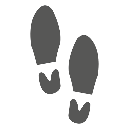Büro Schuhabdruck Symbol PNG-Design