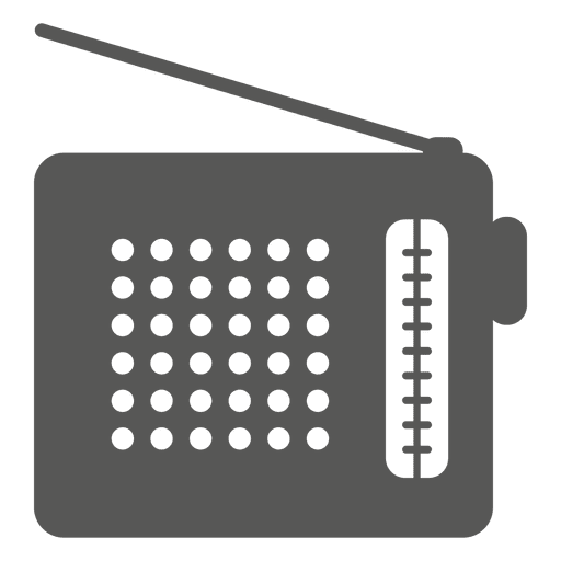 Altes Radiosymbol PNG-Design