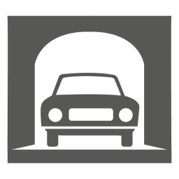 Um sinal de estrutura de entrada de veículo Desenho PNG