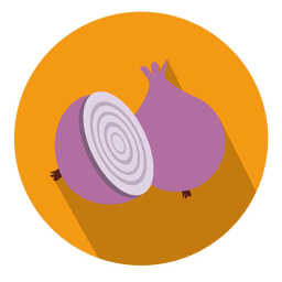 Onion circle icon Onion circle icon