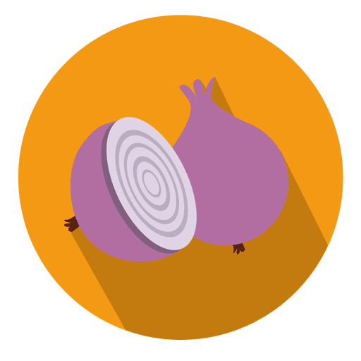 Onion circle icon PNG Design