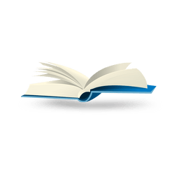 Ícone de bolha de livro aberto Desenho PNG