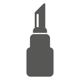 Icono de lápiz labial abierto Transparent PNG